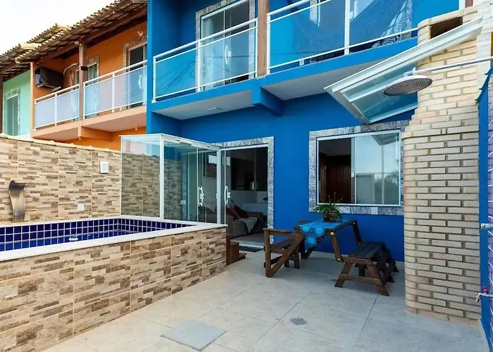 Casa Incrivel Em Frente A Praia De Unamar